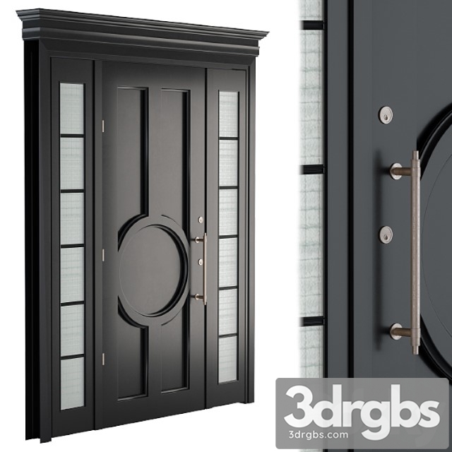 Entrance door neoclassic 3dsmax Download - thumbnail 1