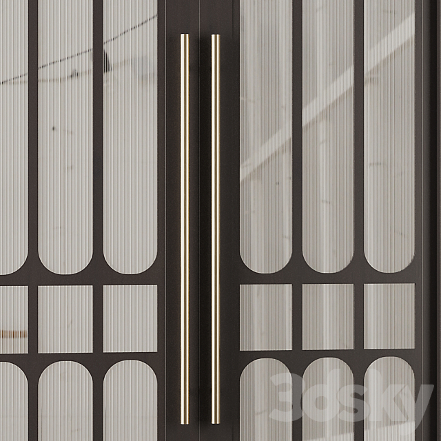 Entrance door set22 3ds Max - thumbnail 2