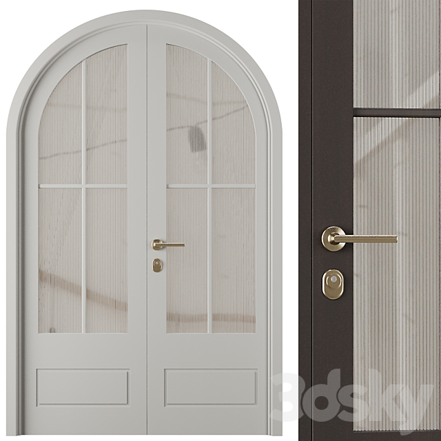 Entrance door set26 3ds Max - thumbnail 1