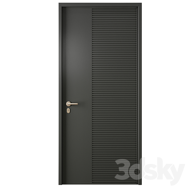 Entrance door set64 3ds Max - thumbnail 3