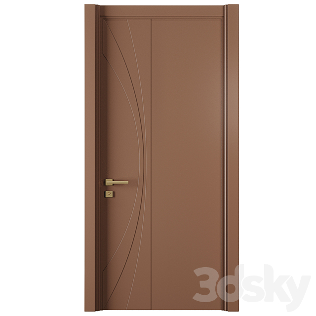 Entrance door set66 3ds Max - thumbnail 2