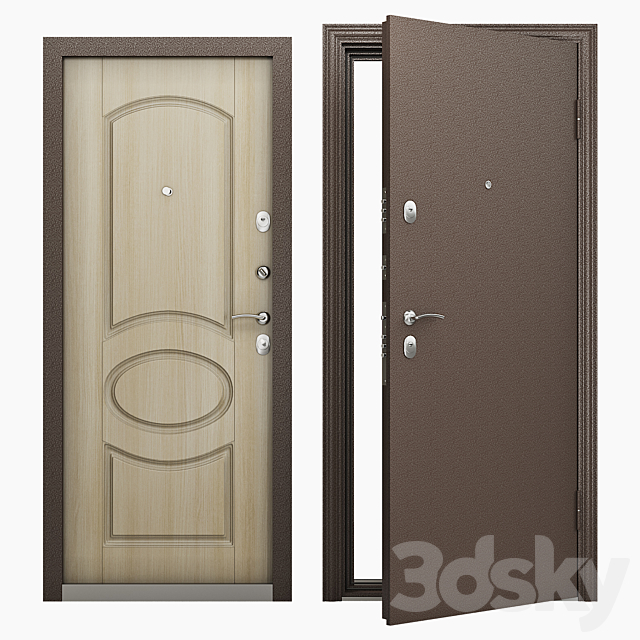 Entrance door Torex Series Delta-100 D16 3ds Max - thumbnail 1