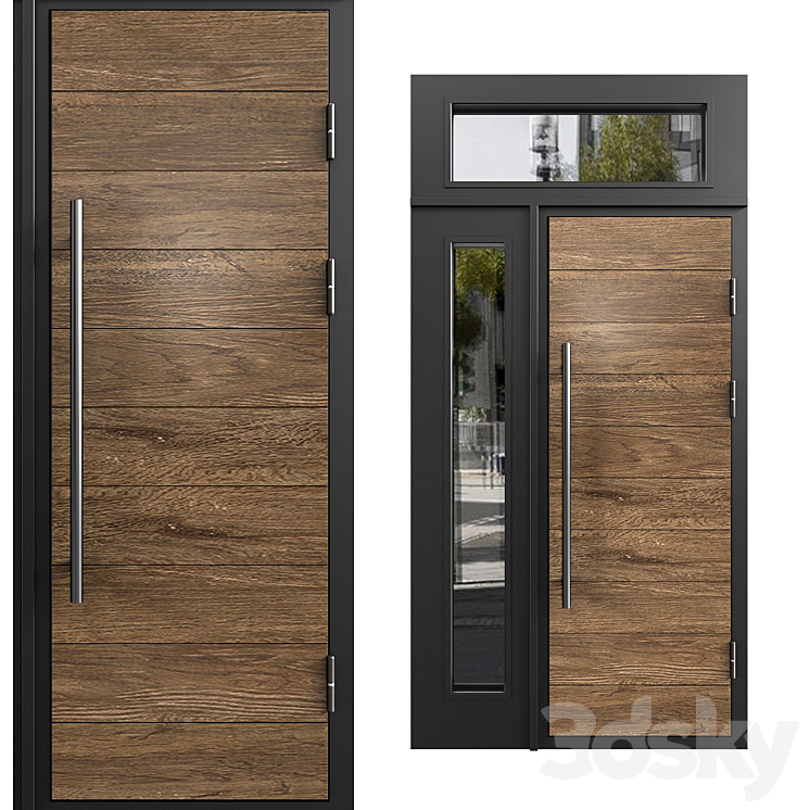 Entrance Doors 10 3DS Max - thumbnail 1