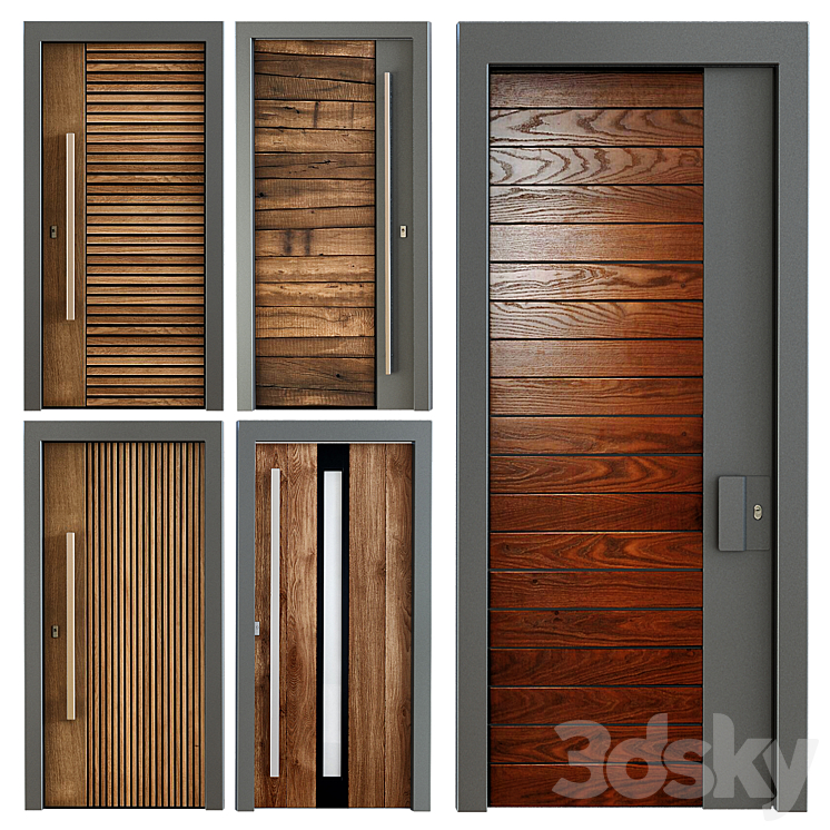 Entrance Doors 2 3DS Max - thumbnail 1