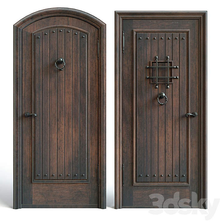 Entrance doors 3 3DS Max - thumbnail 1