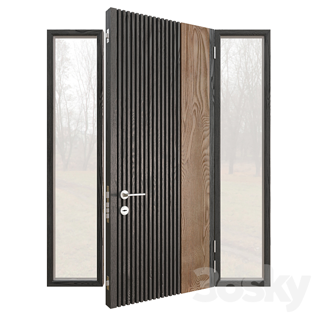 Entrance doors 3ds Max - thumbnail 1