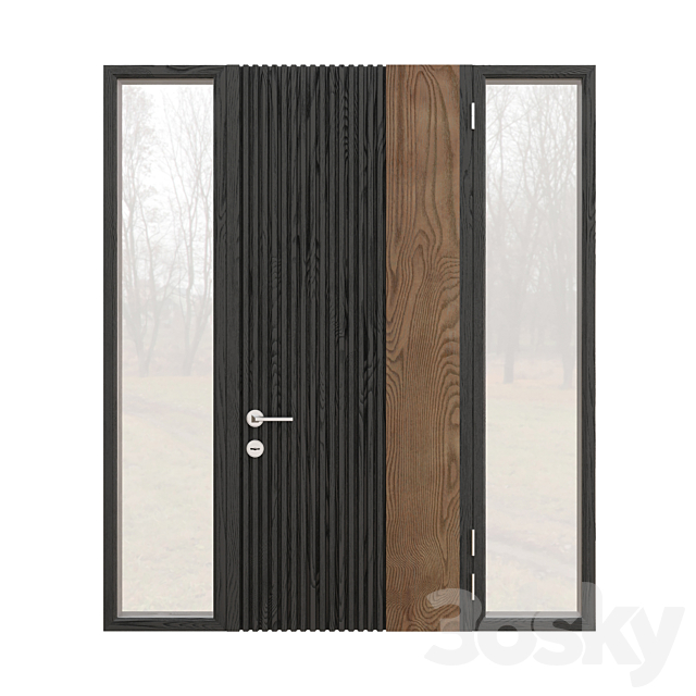 Entrance doors 3ds Max - thumbnail 3