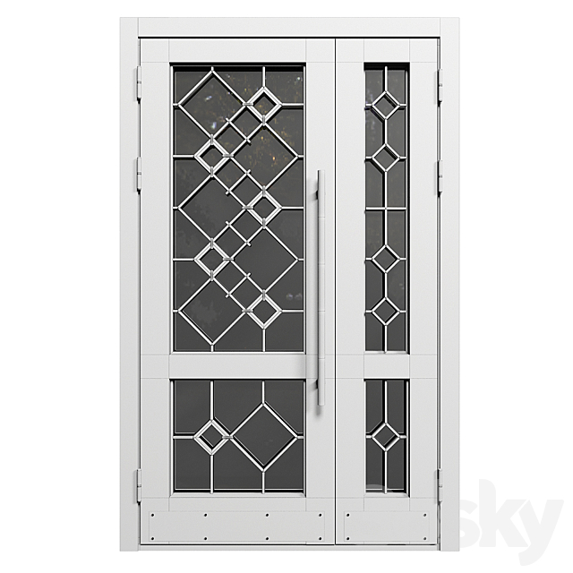 Entrance doors 7 3DS Max Model - thumbnail 3