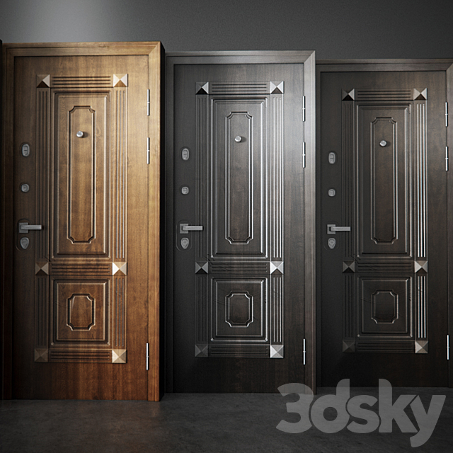 Entrance doors Torex Professor 3DSMax File - thumbnail 2