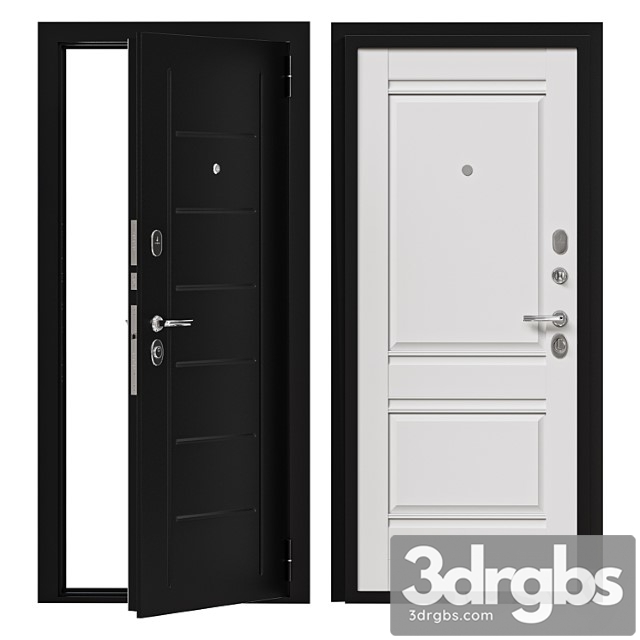 Entrance Metal Door Bravo 3dsmax Download - thumbnail 1