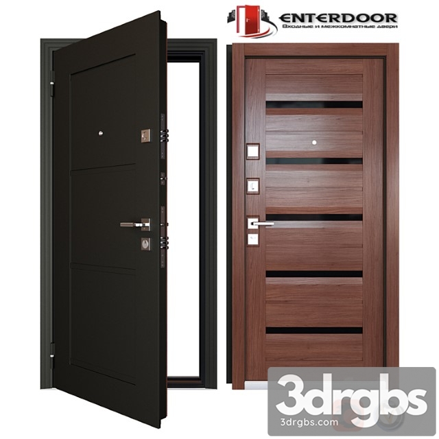 Entrance metal door enterdoor maestro 3dsmax Download - thumbnail 1