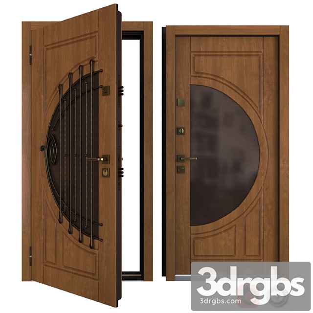 Entrance Metal Door Harp Your Frame 3dsmax Download - thumbnail 1