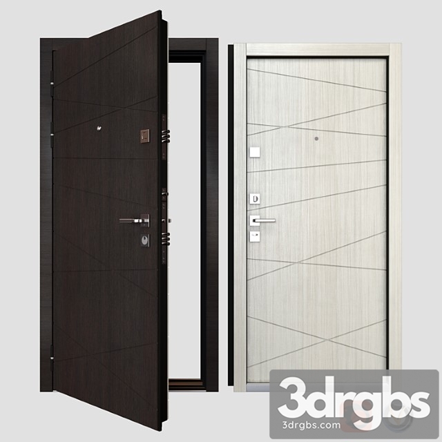 Entrance metal door mastino monte 3dsmax Download - thumbnail 1