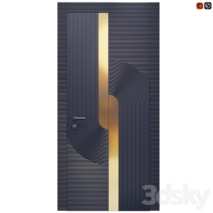 Expression-Virgin Front Door 3DS Max - thumbnail 1