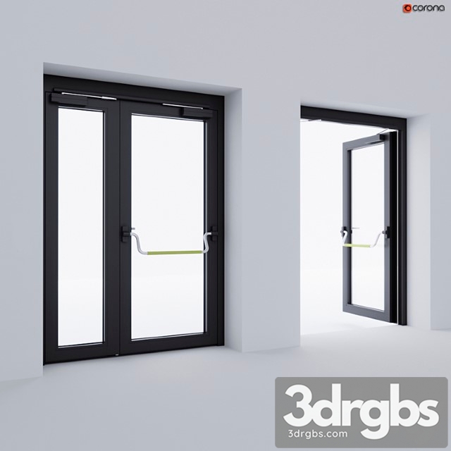 Fire door_1 3dsmax Download - thumbnail 1