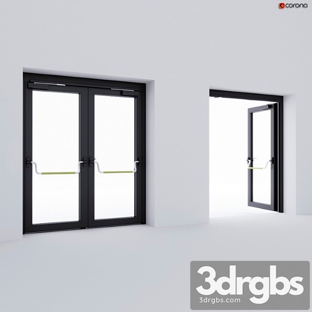 Fire door_2 3dsmax Download - thumbnail 1