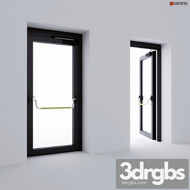 Fire door_22 3dsmax Download - thumbnail 1