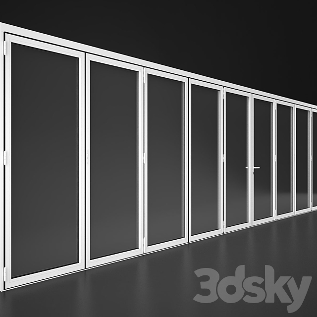 Folding doors Alumil 3DSMax File - thumbnail 3