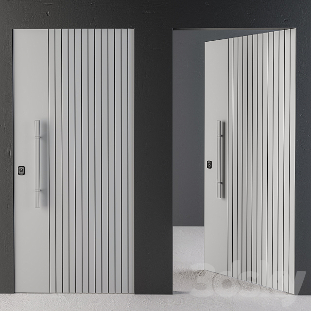 Frameless Door-2Type Minimal 3DS Max Model - thumbnail 4