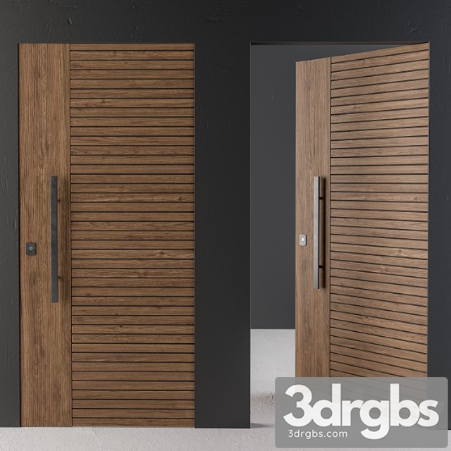 Frameless door-2type minimal 3dsmax Download - thumbnail 1