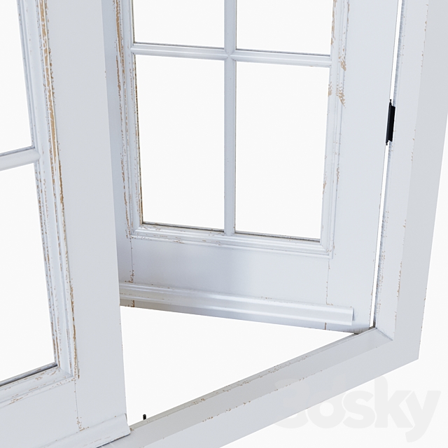 French balcony door 3DSMax File - thumbnail 2