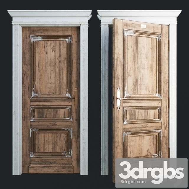 French door 3 3dsmax Download - thumbnail 1