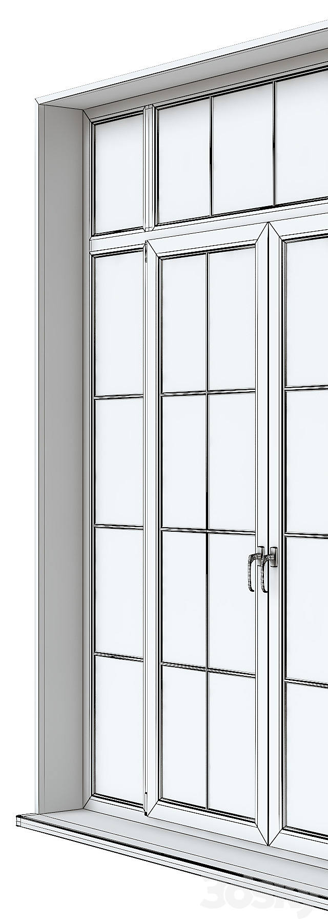 French door 3DSMax File - thumbnail 3