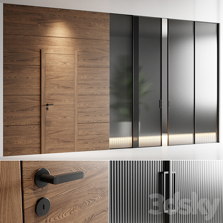 Garofoli Doors Set 2 3DS Max - thumbnail 1