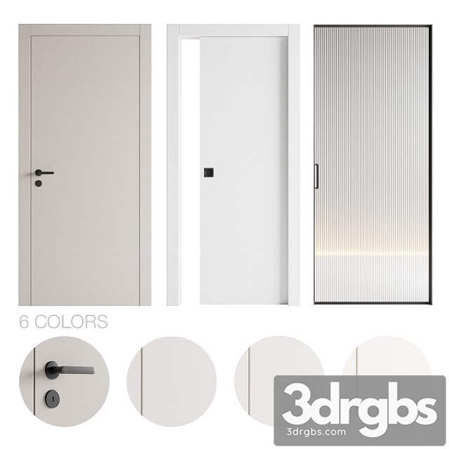 Garofoli Doors Set 3 3dsmax Download - thumbnail 1