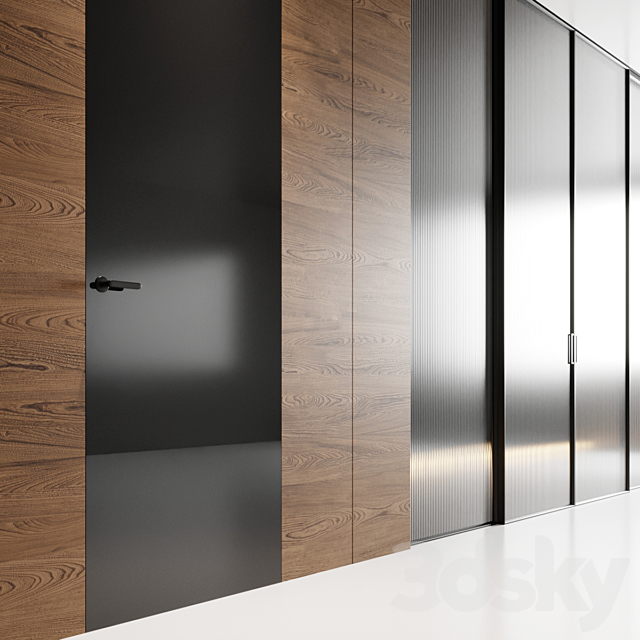 Garofoli Doors Set 3DS Max Model - thumbnail 3