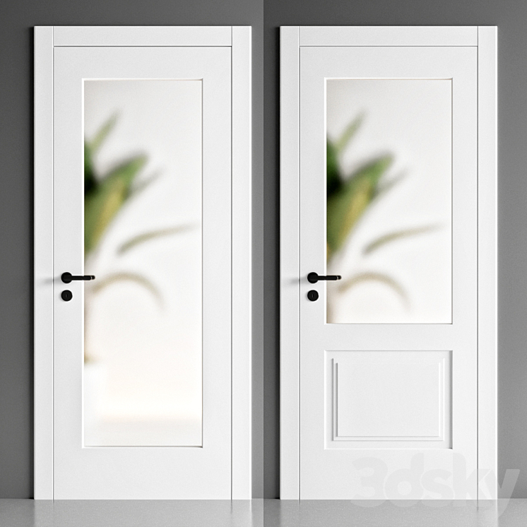 Garofoli Doors Set 4 3DS Max - thumbnail 2