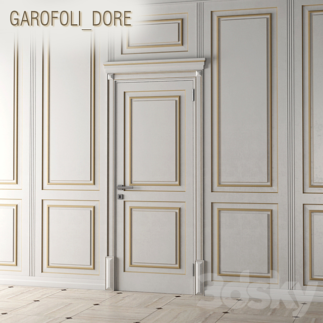 Garofoli Dore Door 3DSMax File - thumbnail 1