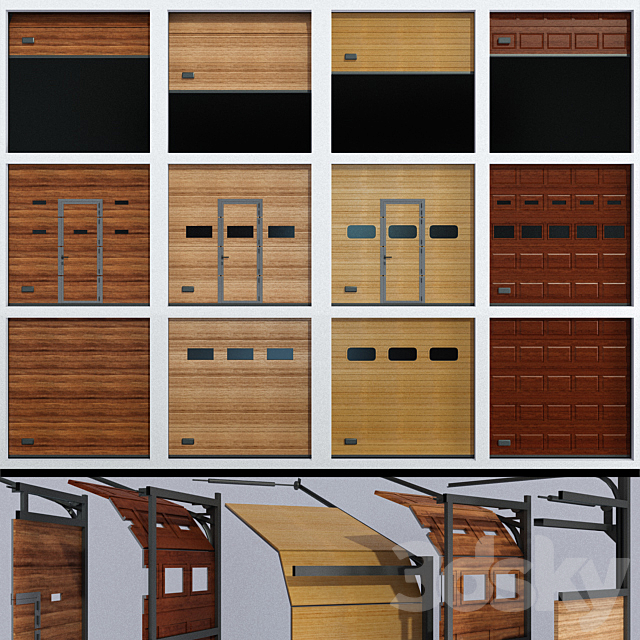 Gates for garage or warehouse 3ds Max - thumbnail 1