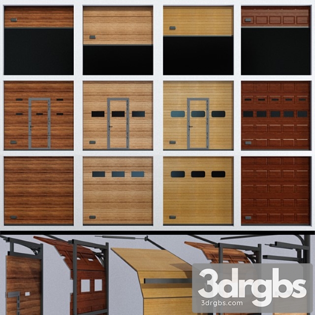 Gates for garage or warehouse_1 3dsmax Download - thumbnail 1