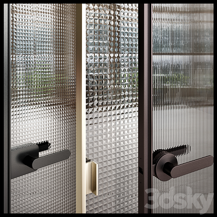 Glasitalia doors 3DS Max - thumbnail 2