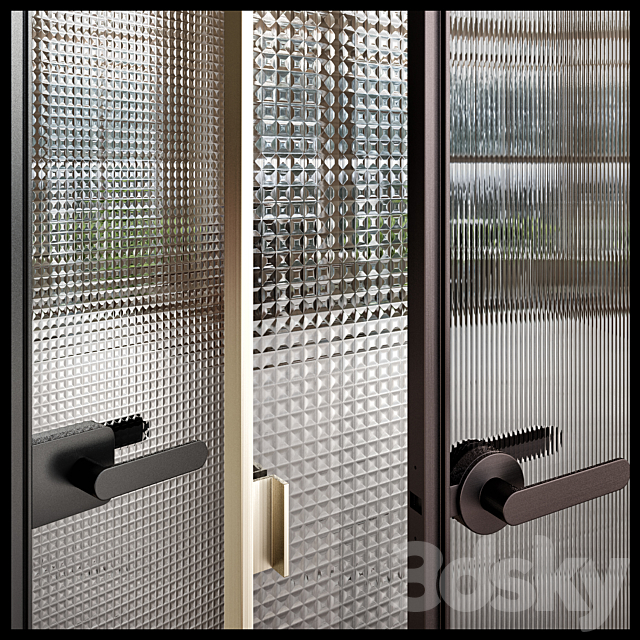 Glasitalia doors 3DS Max Model - thumbnail 2