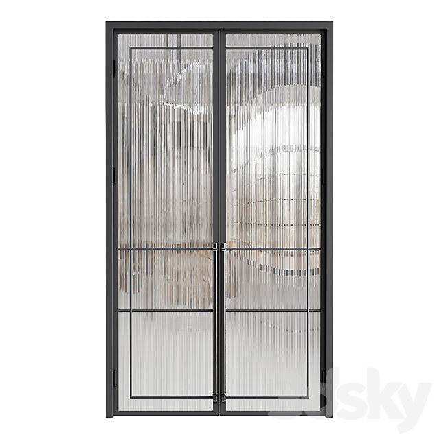 Glass Door 8 3ds Max - thumbnail 1