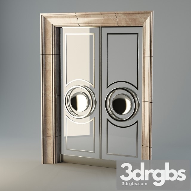 Glass Door 94 3dsmax Download - thumbnail 1