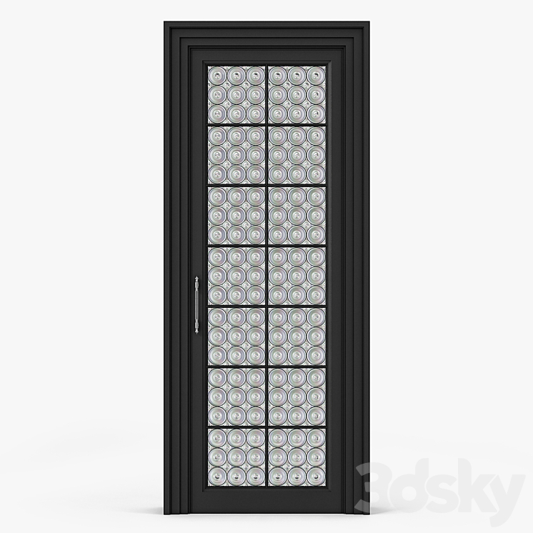 Glass Interior Doors 3DS Max - thumbnail 1