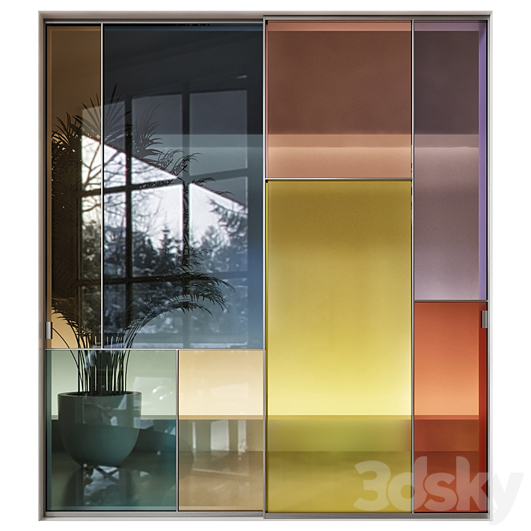 Glass Italia Sherazade Color 3DS Max - thumbnail 1