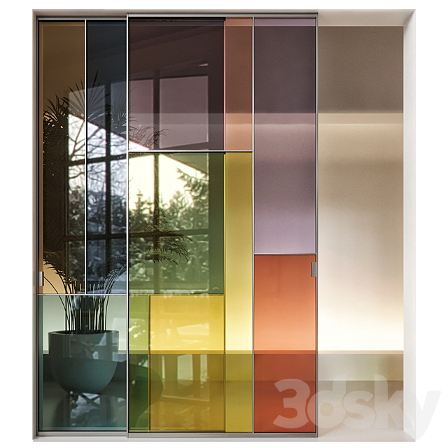 Glass Italia Sherazade Color 3DS Max Model - thumbnail 2