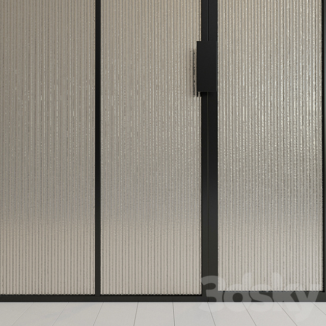 Glass partition. Door. 103 3DSMax File - thumbnail 2