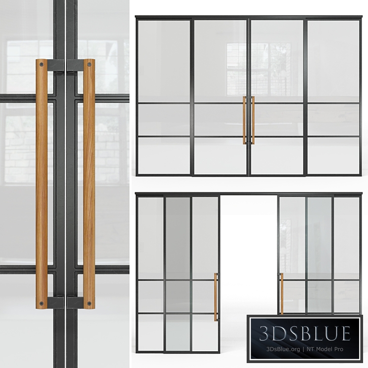 Glass partition (Loft) 6 3DS Max - thumbnail 3