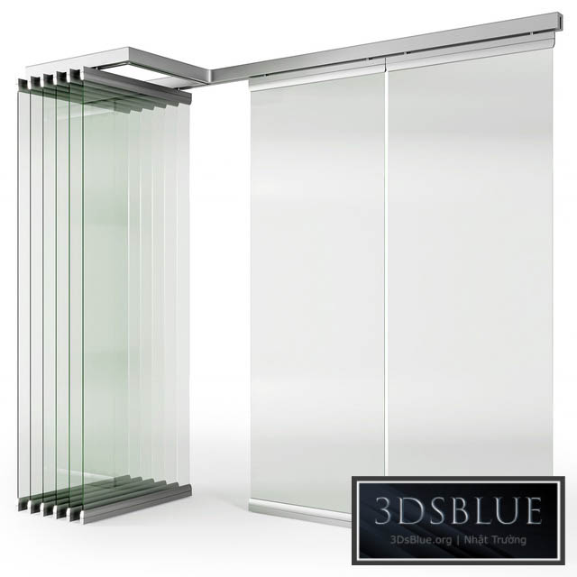 Glass Sliding Partition Walls 3DS Max - thumbnail 3