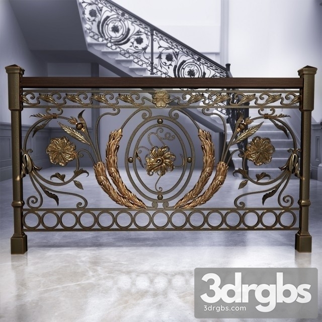 Handrail Perila 3dsmax Download - thumbnail 1