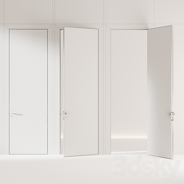 Hidden doors Piu Design 3DS Max Model - thumbnail 6