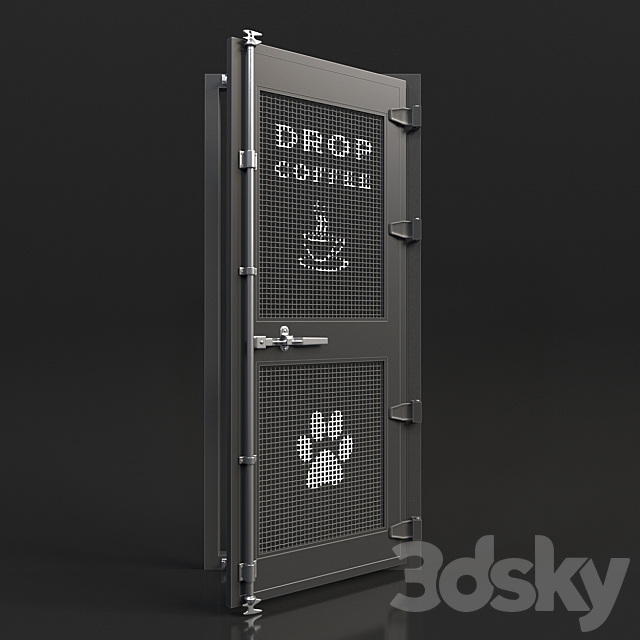 Industrial doors 3DS Max Model - thumbnail 4