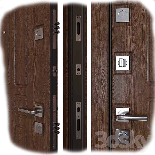 Input metal door MASTINO NOVARA 3DSMax File - thumbnail 2