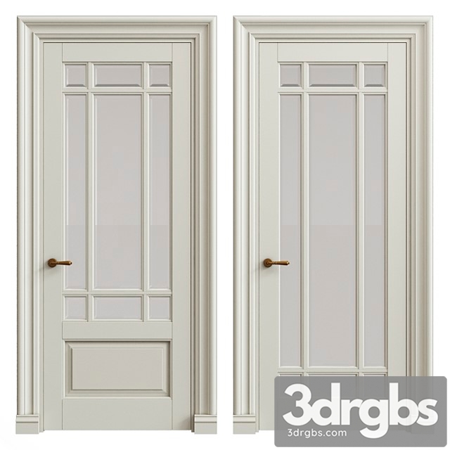 Interior classic doors 3dsmax Download - thumbnail 1