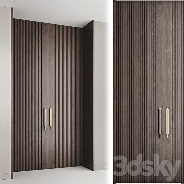 Interior Door 022 3DS Max Model - thumbnail 2